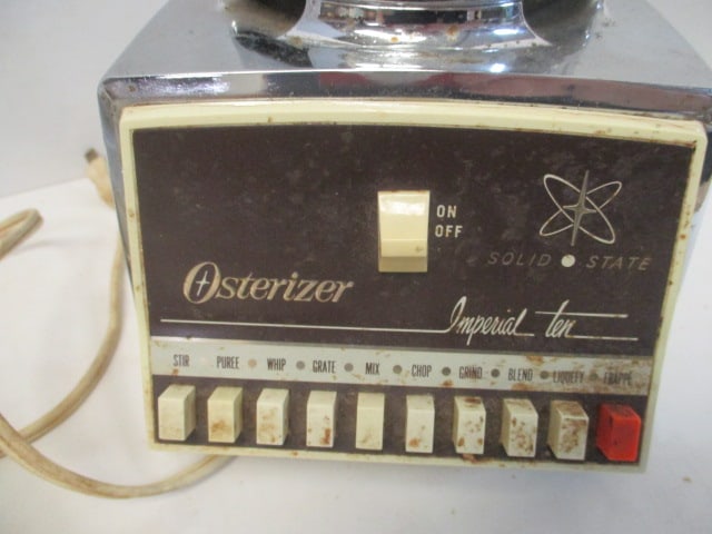 Vintage Osterizer Imperial Ten Blender and Dormeyer Hand-Held Mixer - 2