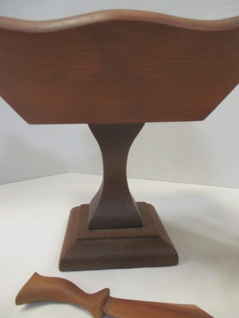 Grouping of Vintage Wood and Ceramic Kitchen Items - Salt & Pepper Shakers, - 6