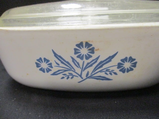 2 Vintage Corning Ware "Blue Cornflower" Casserole Dishes - 2