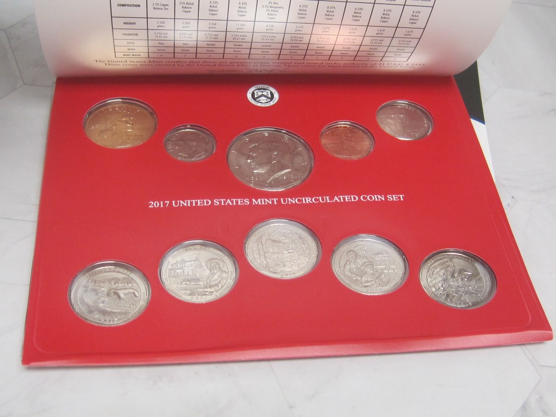 2017 US Mint UNC. Coin Set - 2