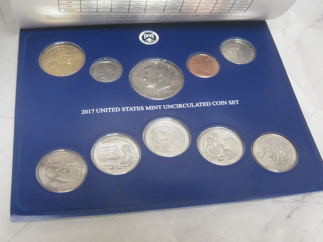 2017 US Mint UNC. Coin Set - 3