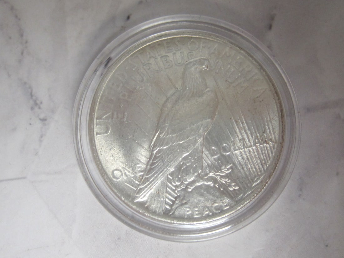 1923 Peace Silver Dollar - 2