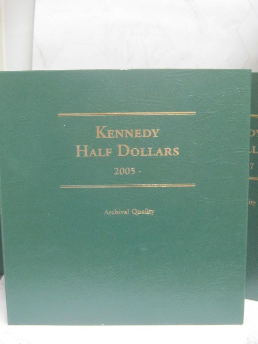 Lot of 3 Kennedy Half Dollar Books - 2