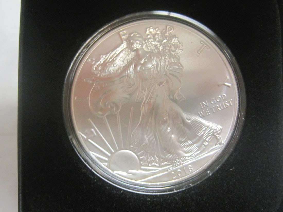 2018 UNC. American Eagle One Ounce .999 Silver Coin - 2
