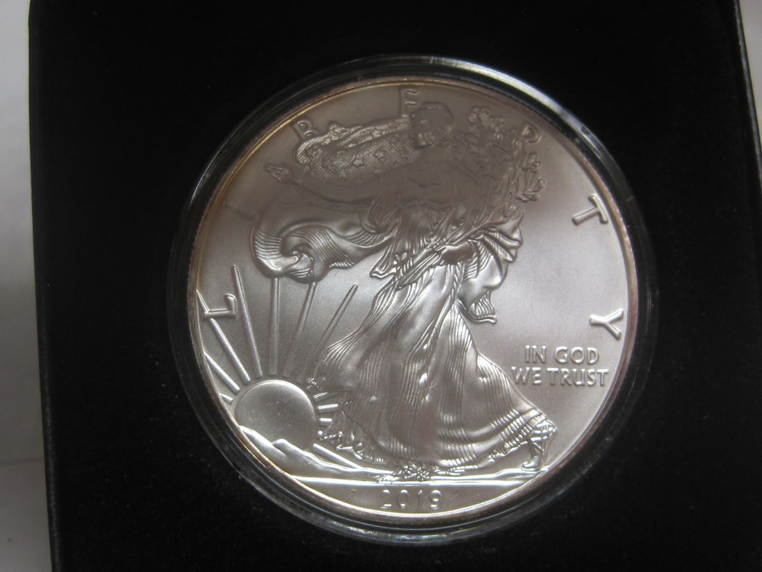 2019 UNC. American Eagle One Ounce .999 Silver Coin - 2