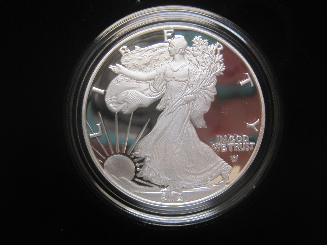 2021 American Eagle One Ounce Silver Proof Coin - 2