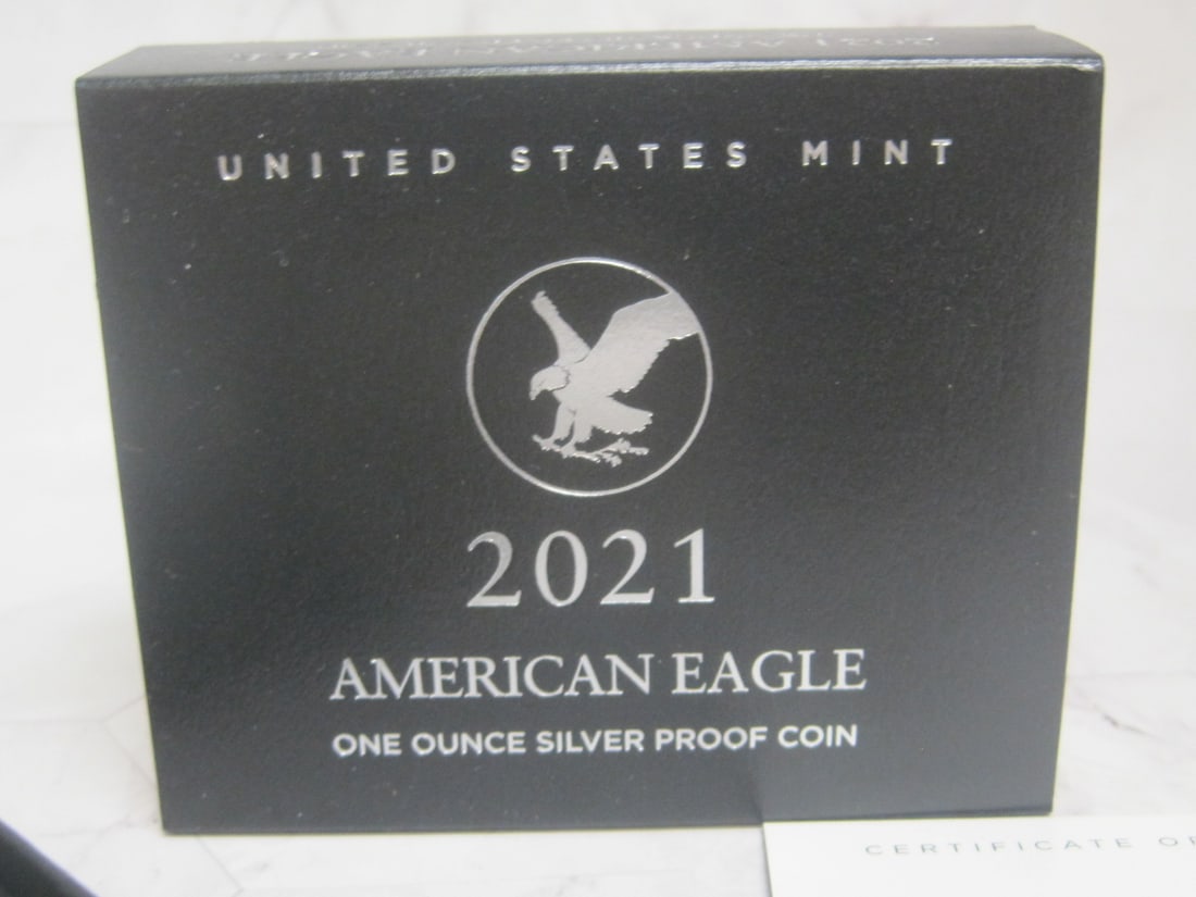 2021 American Eagle One Ounce Silver Proof Coin - 3