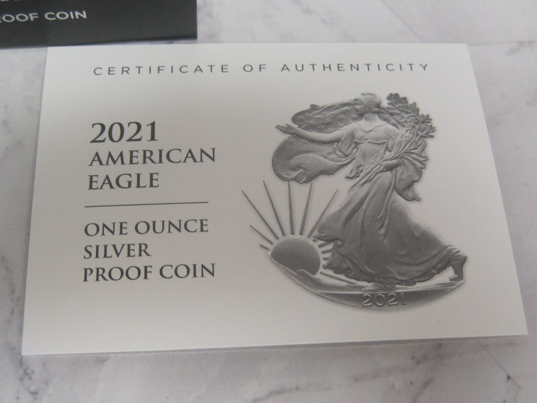 2021 American Eagle One Ounce Silver Proof Coin - 4