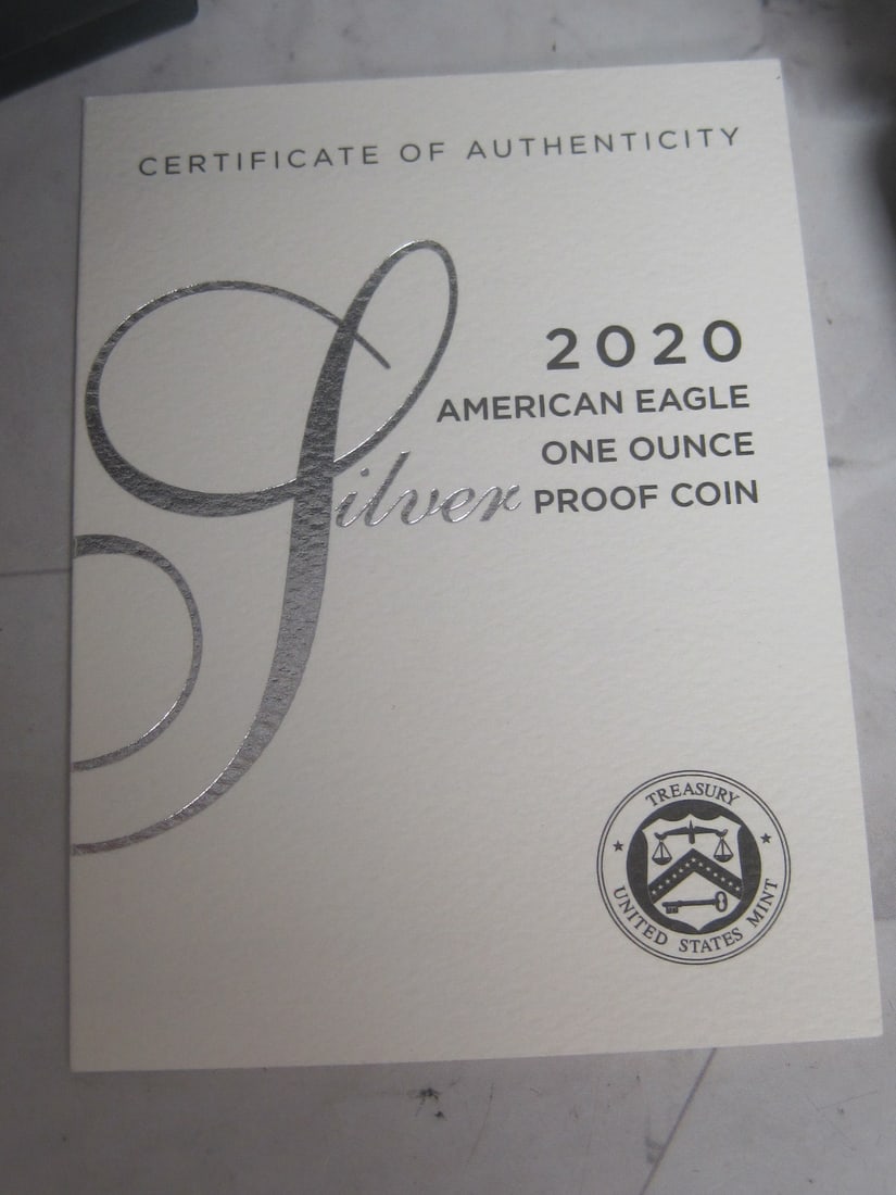 2020 American Eagle One Ounce Silver Proof Coin - 4