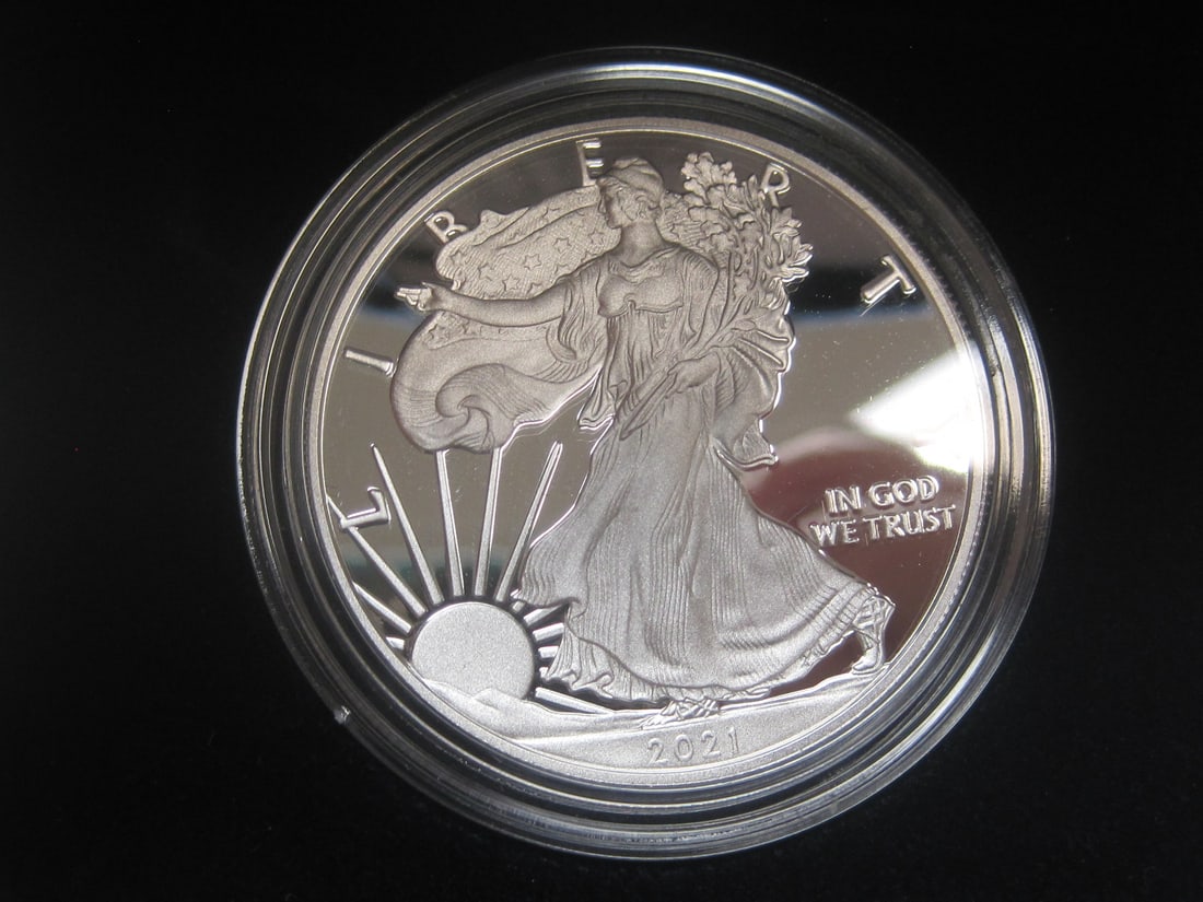 2021 American Eagle One Ounce Silver Proof Coin - 2