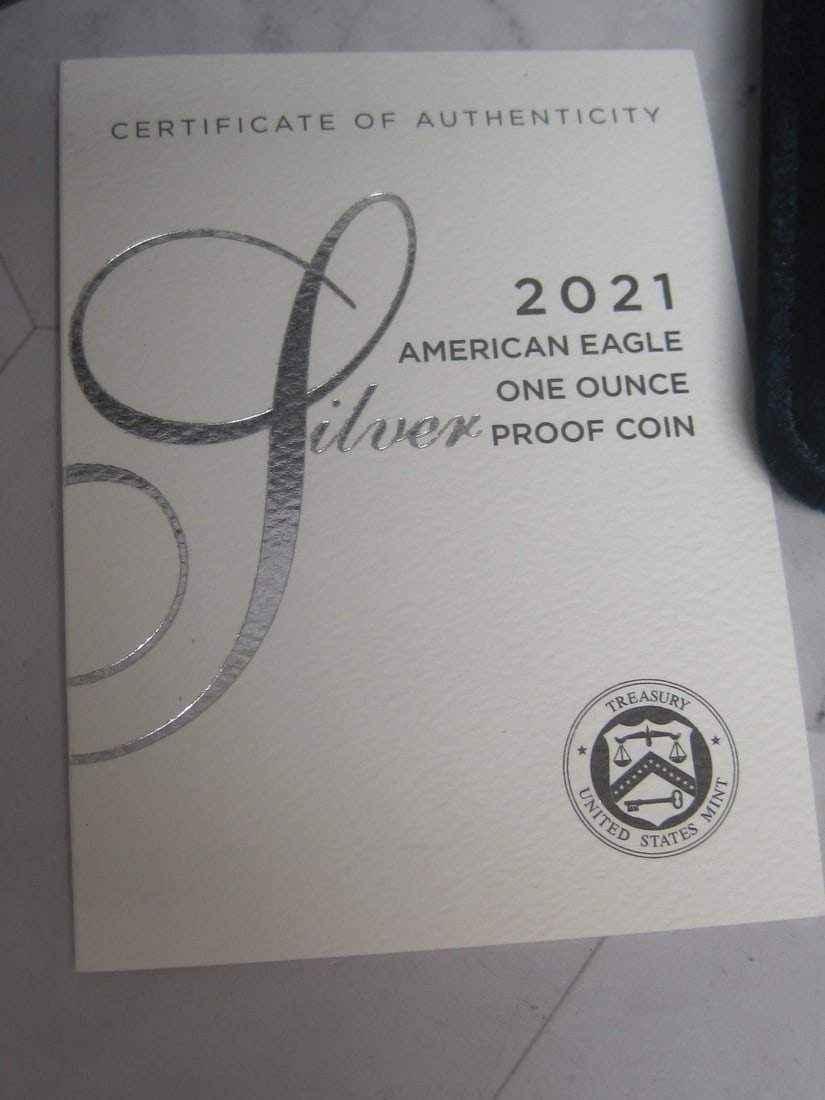 2021 American Eagle One Ounce Silver Proof Coin - 4