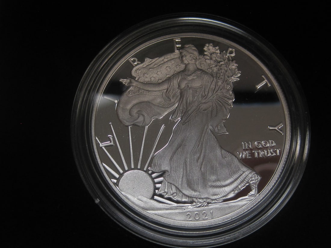 2021 American Eagle One Ounce Silver Proof Coin - 2