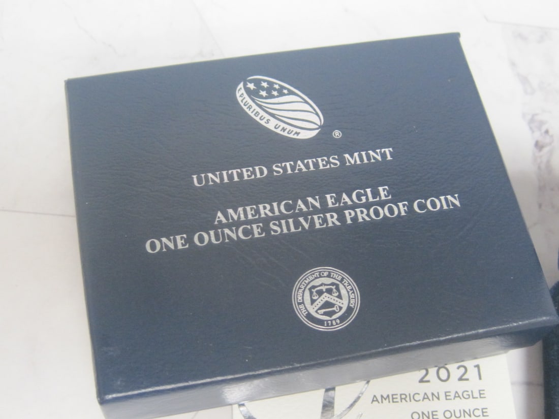 2021 American Eagle One Ounce Silver Proof Coin - 3