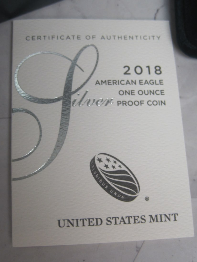 2018 American Eagle One Ounce Silver Proof Coin - 4