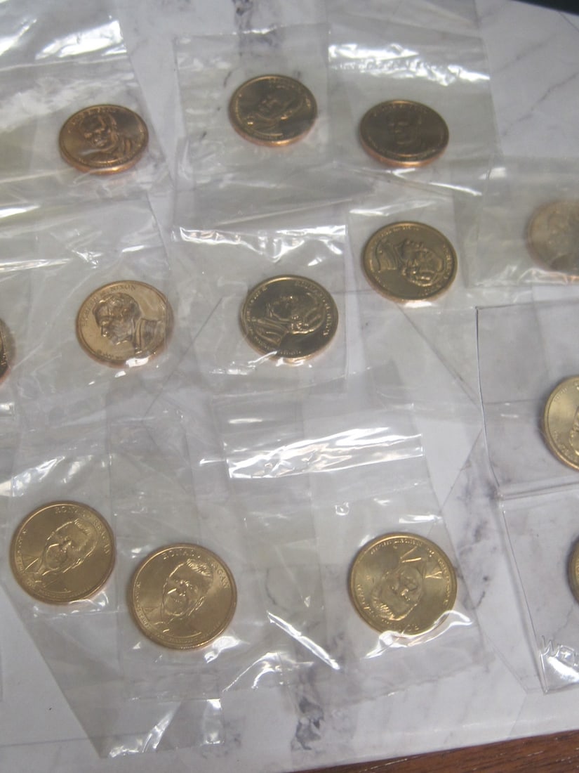 Collection of 139 Presidential Dollars - 3