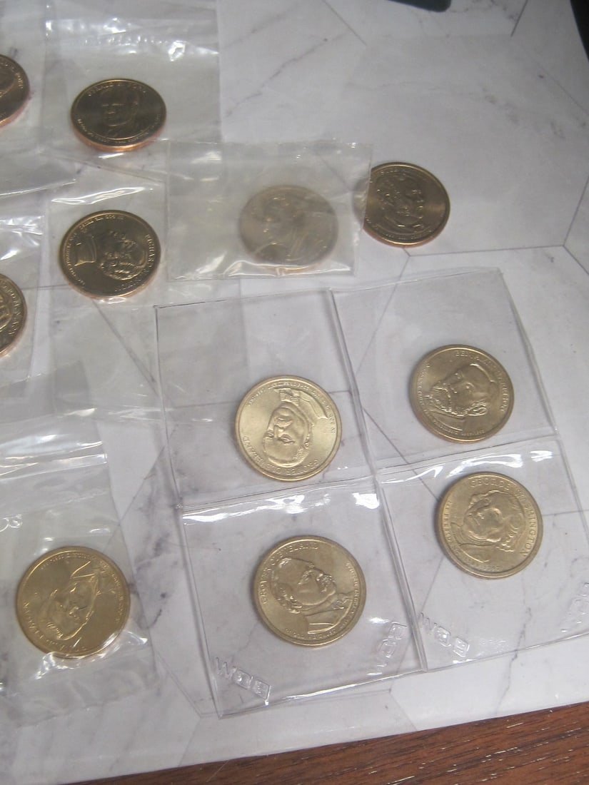 Collection of 139 Presidential Dollars - 4