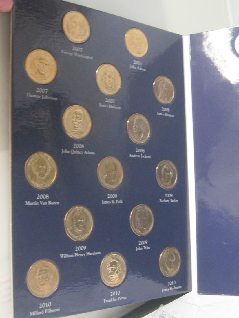 Collection of 139 Presidential Dollars - 5