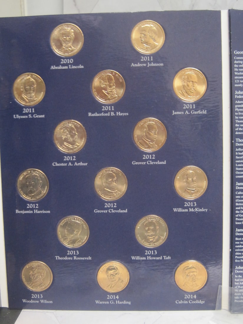Collection of 139 Presidential Dollars - 6