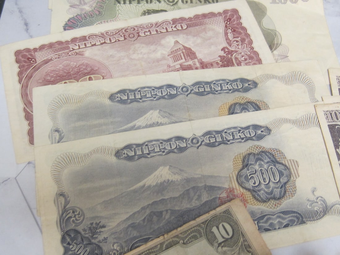 Lot of Antique Japanese Currency, etc. - 5