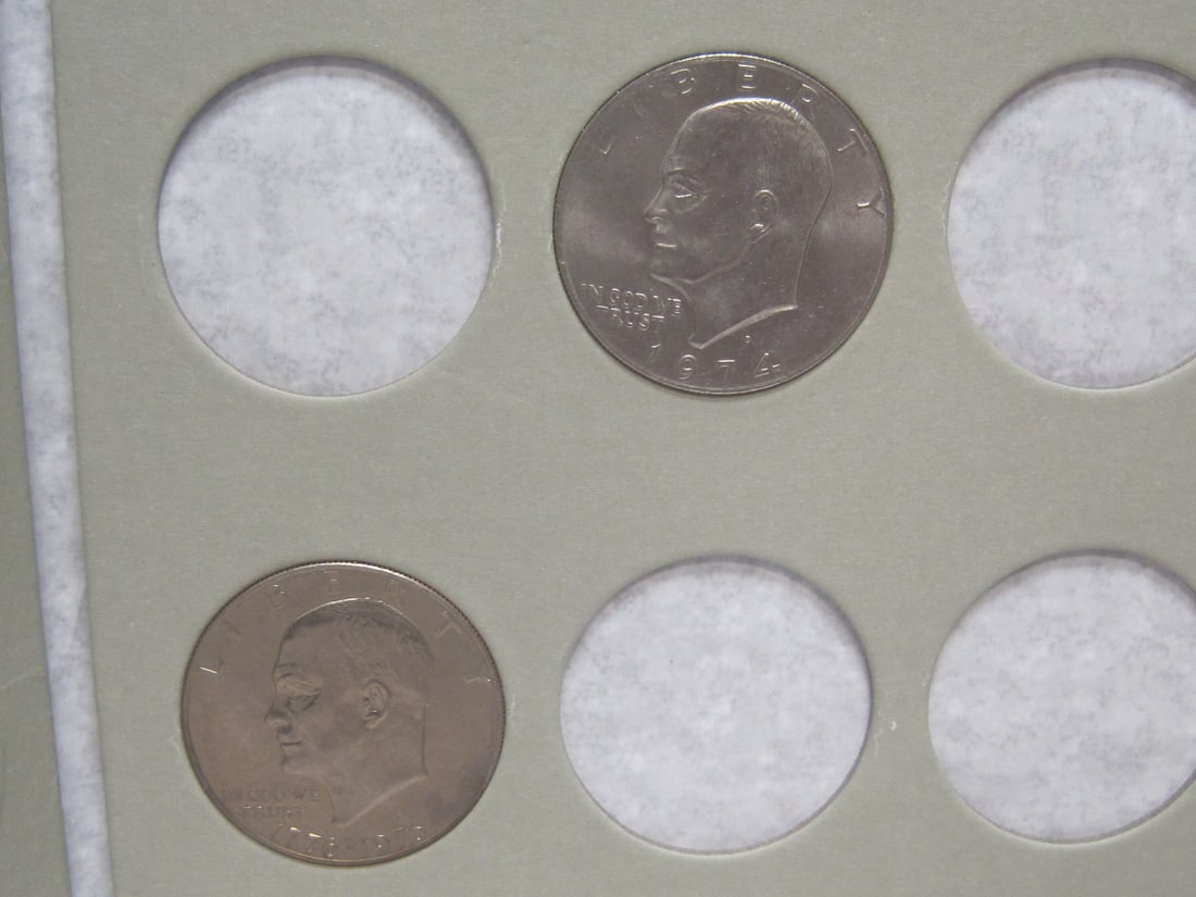 Lot of 21 Eisenhower Dollars - 3
