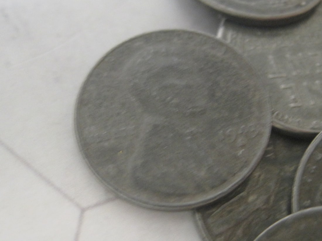 Lot of 73 Steel Pennies - 2