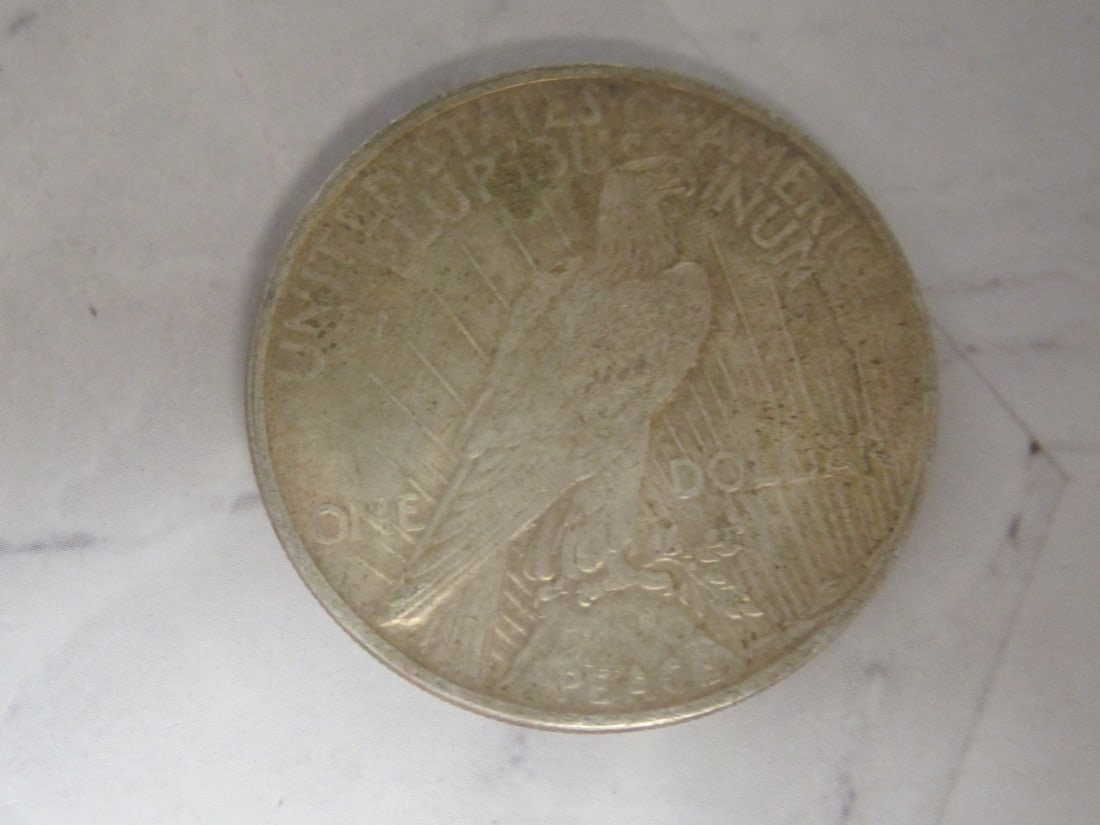 1923 Peace Silver Dollar - 2
