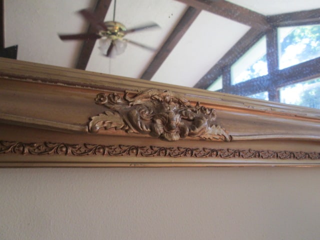 Vintage Gilt Frame Wall Mirror - 3