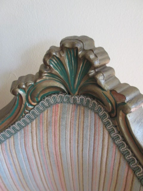 French Provincial Revival Style Corner Chair - 3