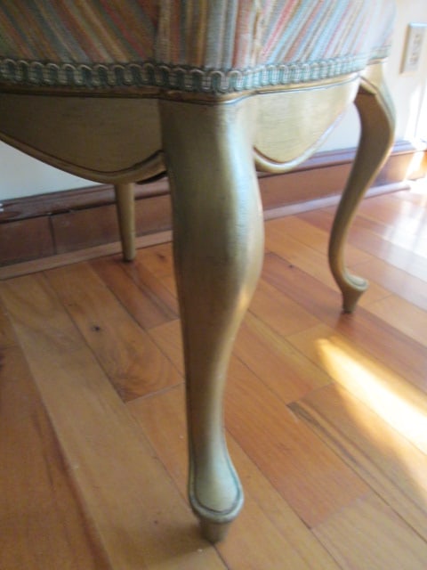French Provincial Revival Style Corner Chair - 5