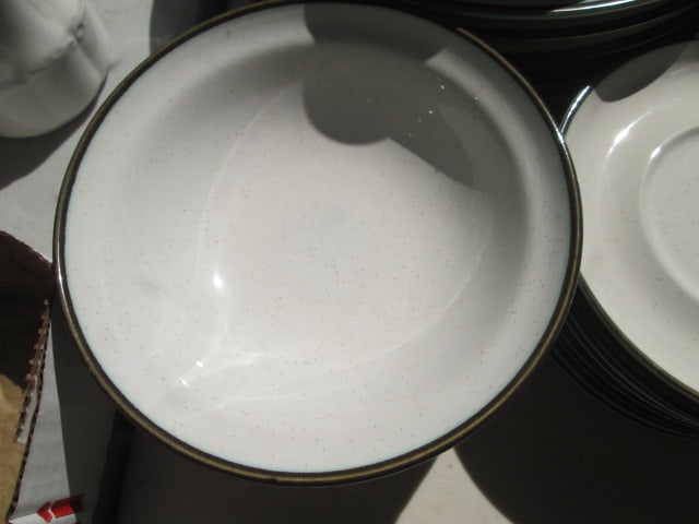 37 Pieces of International China "Patchin" Villager Stoneware - 7