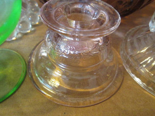 Vintage Decorative Glassware Grouping and Heisey Glass Guide Book - 6