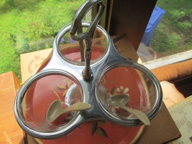 Grouping of Midcentury Hostess/Serving Pieces - 7