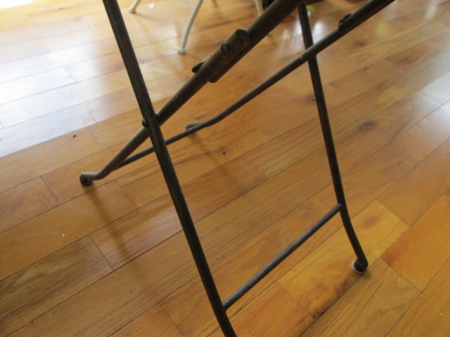 Decorative Metal Folding Tray Table - 4