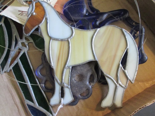 Handpainted Tesa Southwestern Originals Pottery Wind Chime, Art Glass Musical Note - 2