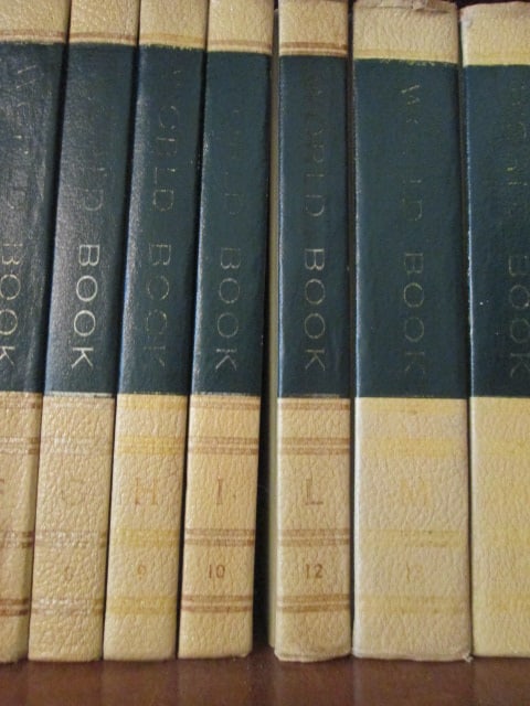Set of 1969 "The World Book" Encyclopedias and Early 1970's Year Books - 3