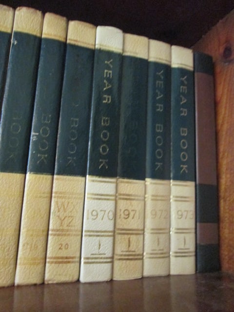 Set of 1969 "The World Book" Encyclopedias and Early 1970's Year Books - 5