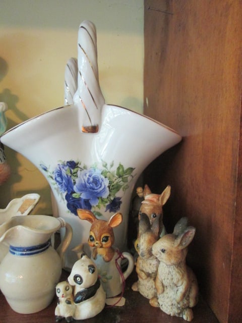 Large Grouping of Porcelain Figurines, Musical Figurines and Vases - 6