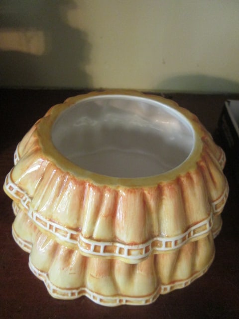 Seymour Mann "Jars Ala Mode" Handpainted Antebellum Dress Cookie Jar - 3