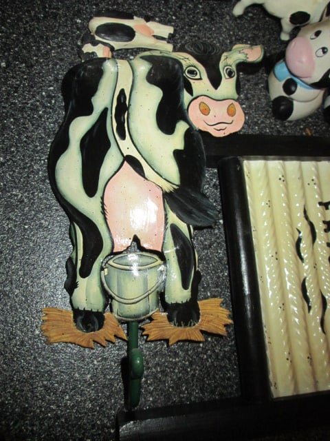 Cow Kitchen Accessories-Cannister Set, Cookie Jar, Creamer and Sugar Bowl Set, Shakers, - 3