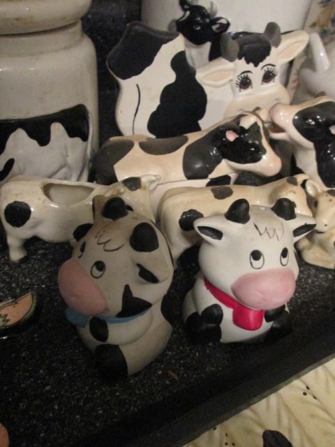 Cow Kitchen Accessories-Cannister Set, Cookie Jar, Creamer and Sugar Bowl Set, Shakers, - 4
