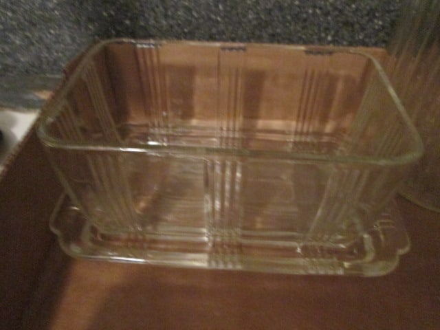 Midcentury Fire King and Anchor Hocking Refrigerator Dishes, Casserole Trivet, - 5