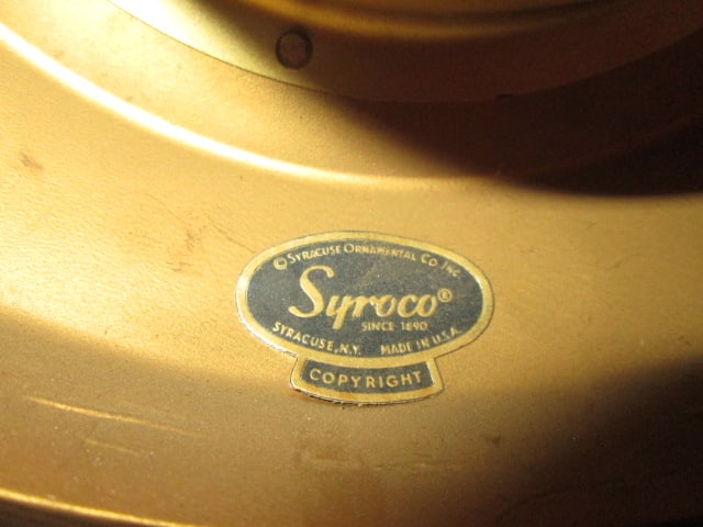 Midcentury Syroco 8 Day Wall Clock - 5