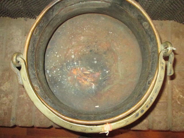 Large Hammered Copper Pot - 2
