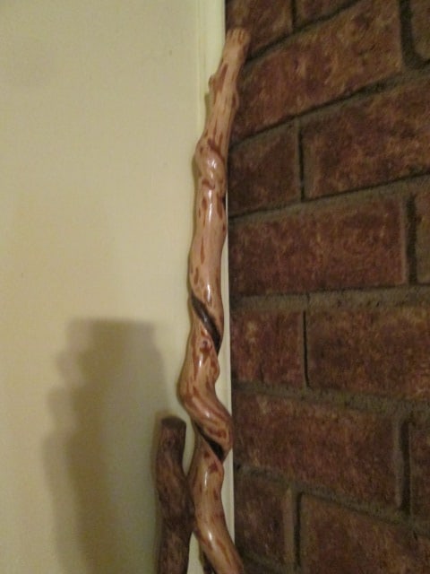 Two Live Edge Walking Sticks - 4