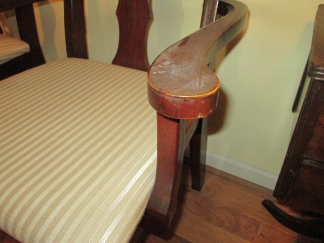 Pair of Queen Anne Style Dining Arm Chairs - 3