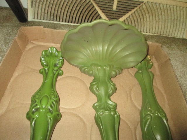 Three Midcentury Ceramic Ladle and Spoon Plaques - 3