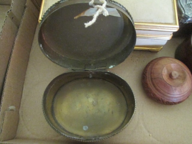 Five Small Jewelry Trinket Boxes - 3