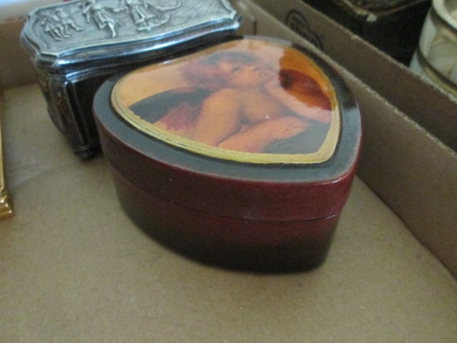 Five Small Jewelry Trinket Boxes - 7