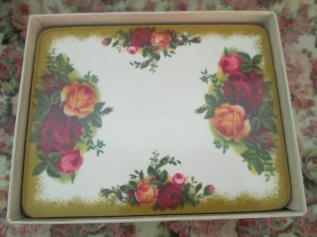 Formalities Rose Blossom Tray, Covered Dish and Pansey Mugs, Royal Albert - 3