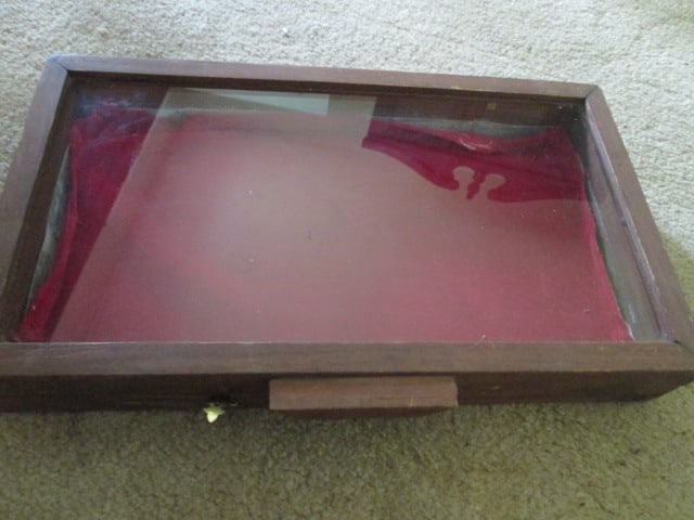 Wood Display Case: See pictures and preview for selection